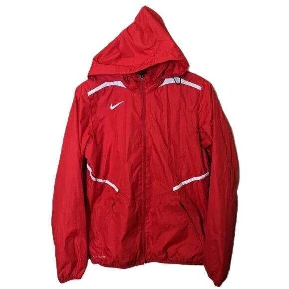 Retro Nike Storm Fit Stormbreaker Hooded Jacket Windbreaker Full Zip Hidden Hood - Picture 1 of 7